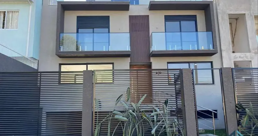 Sobrado novo 04 suítes, 04 vagas, terraço, no ecoville em curitiba pr