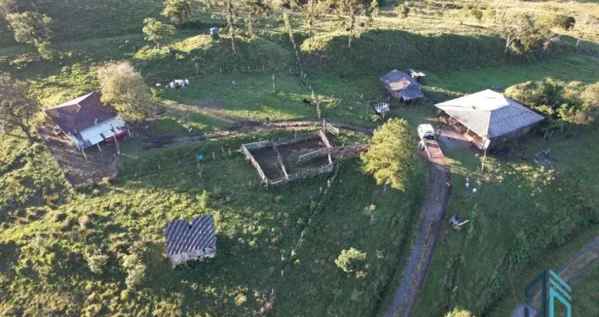 Chácara com 02 casas bem localizada, apenas 70km de curitiba em campina grande do sul pr