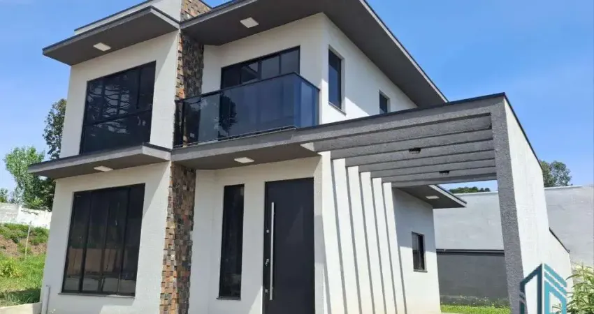 Sobrado em condomínio, amplo terreno, 03 quartos c/suíte, no guabirotuba em colombo -pr