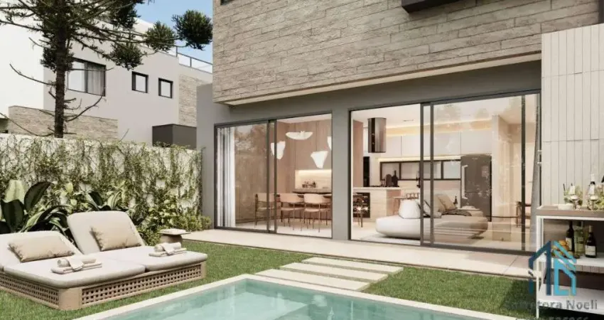 Casa em condomínio, 03 suítes sendo uma master, closet, ático, no bacacheri em curitiba pr