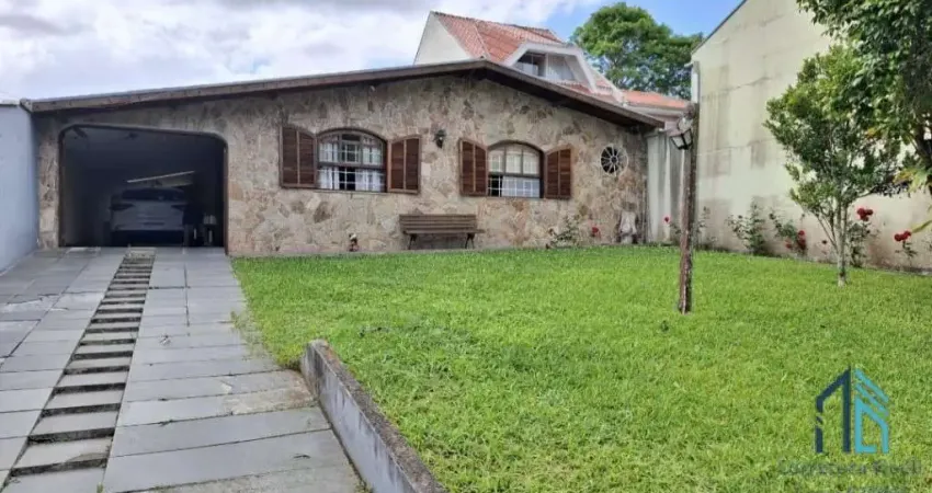 Casa 03 quartos c/suíte, com amplo terreno, edícula 03 peças, no santa cândida em curitiba - pr