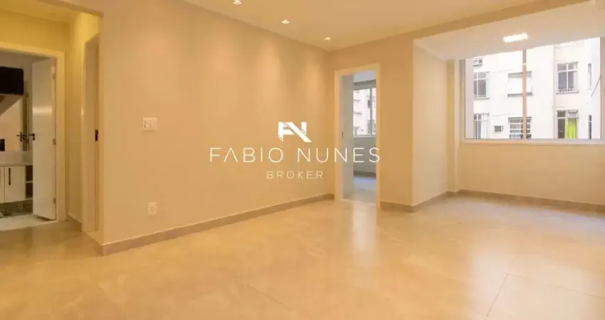 Apartamento à venda em rio de janeiro, copacabana, com 2 quartos, 75,00m²