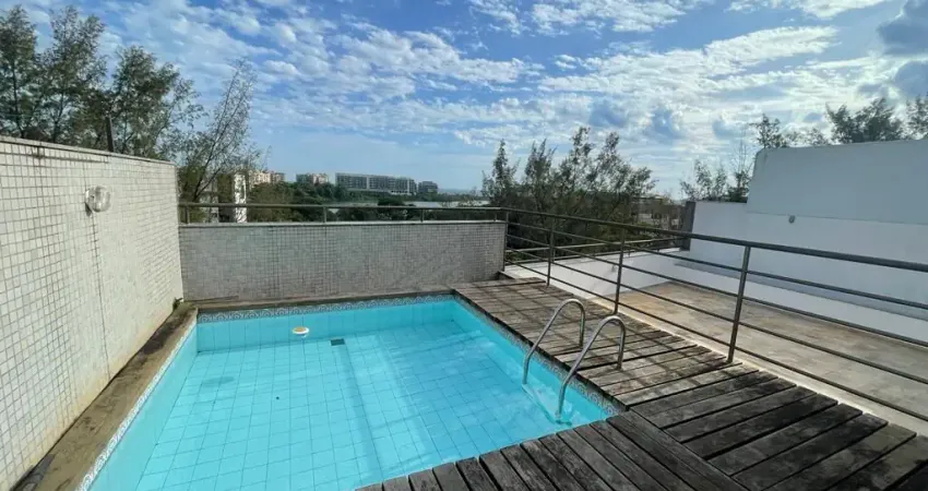 Cobetura 4 quartos a venda na barra da tijuca, 422m2, condomínio park palace