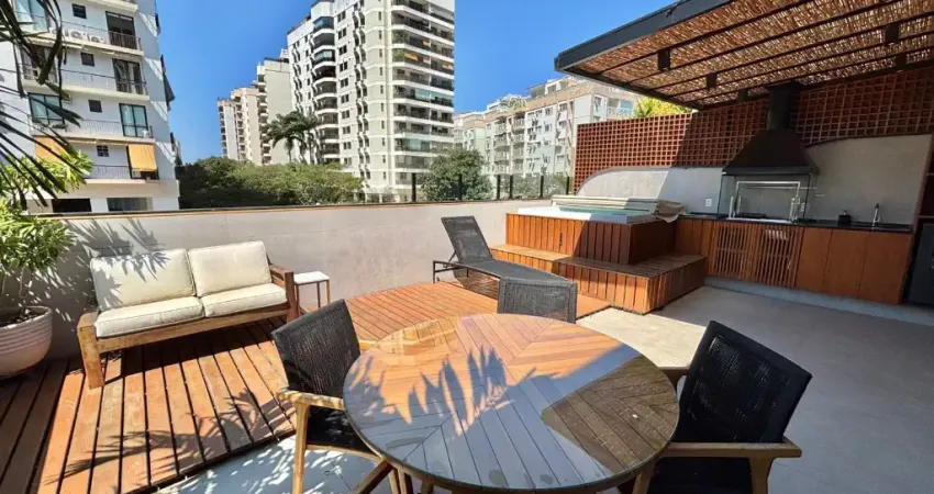 Cobertura linear reformada no coração da gávea com 3 quartos à venda