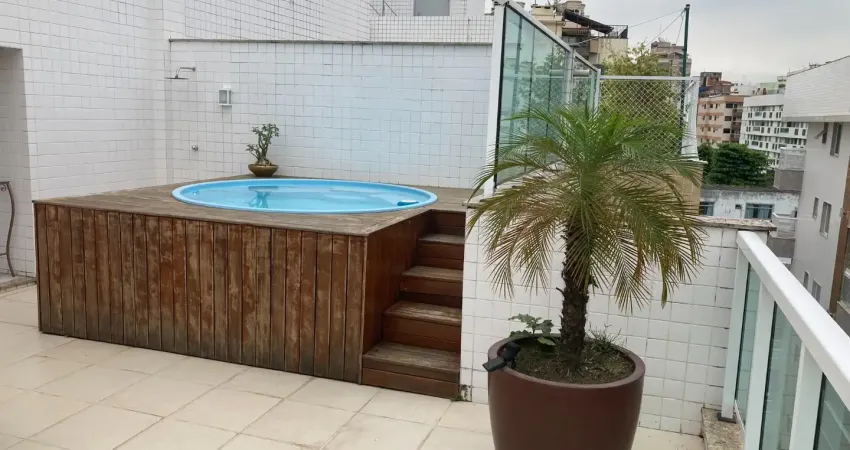 Coberturas a venda freguesia jacarepagua, 186m2, versailles residencial jacarepagua