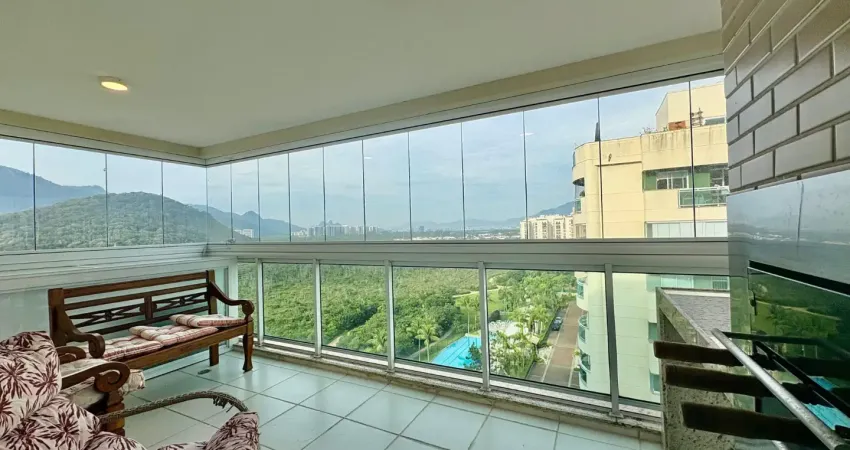 Cobertura com 3 quartos para vender na barra da tijuca, 117m2, condomínio london green