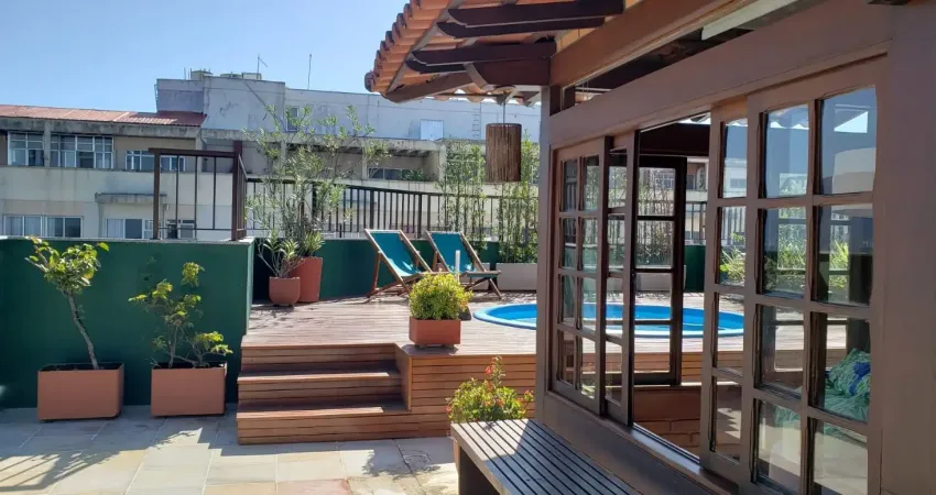 Cobertura com 5 quartos para vender na barra da tijuca, 320m2, portal do parque