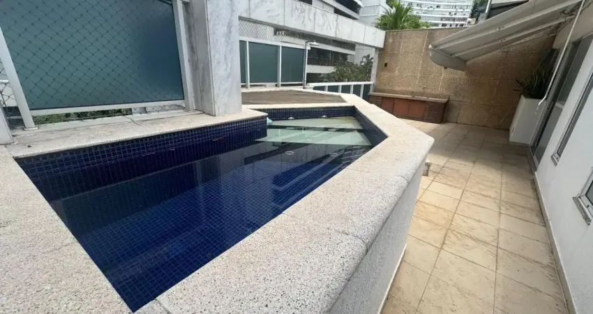 Cobertura para vender no leblon, 176m2, 3 quartos 2 suites, 3 vagas