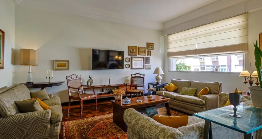 Apartamento com 4 quartos para vender em copacabana, 197m2, 1 vaga, quadra da praia