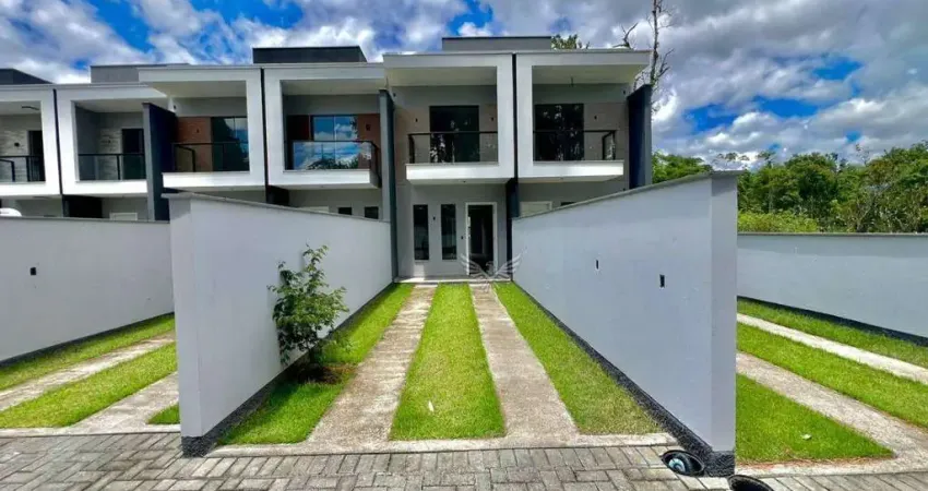 Sobrado com 2 dormitórios à venda, 76 m² por r$ 449.000,00 - velha - blumenau/sc