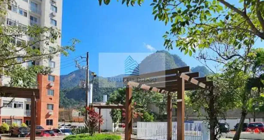 Apartamento à venda no rio de janeiro-rj, bairro camorim: 2 quartos, 1 sala, 1 banheiro, 1 vaga garagem, 50,00m².