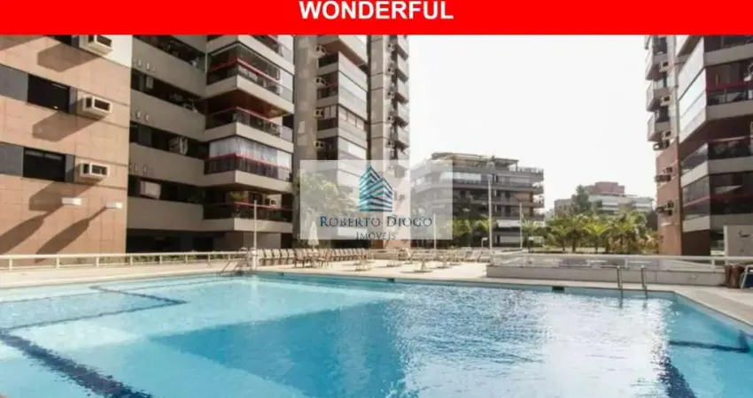 Apartamento à venda na barra da tijuca, rio de janeiro-rj: 2 quartos, 1 suíte, 124m², 1 vaga - imperdível!