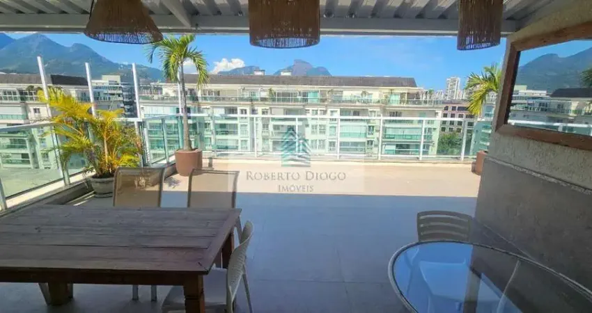 Residência de luxo à venda na barra da tijuca, rio de janeiro: 3 quartos, 1suíte ,2 salas, 4 banheiros, 200m² de área.