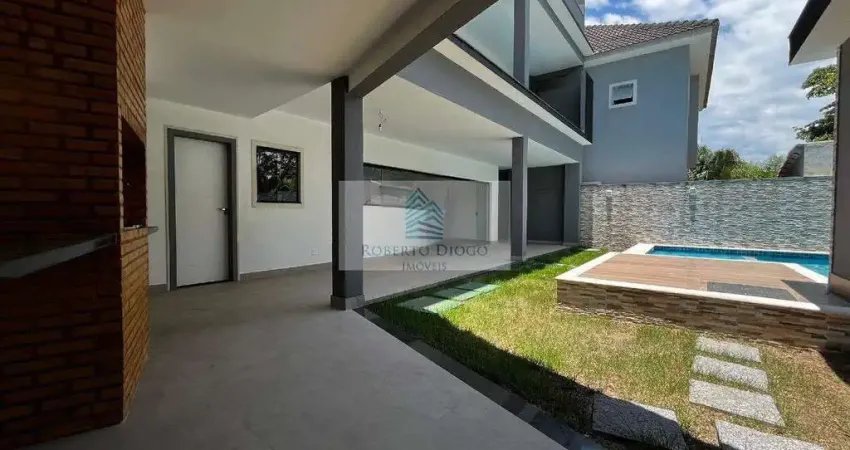 Casa de luxo no recreio dos bandeirantes: 4 quartos, 4 suítes, 2 salas, 6 banheiros, 3 vagas e 480m². venha conferir!