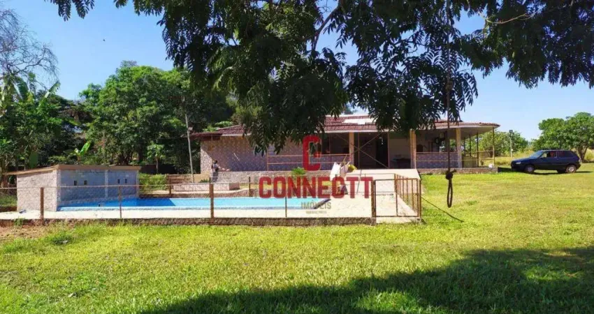 Chácara com 4 dormitórios à venda, 14000 m² por R$ 1.200.000,00 - Jardim Ângelo Jurca - Ribeirão Preto/SP