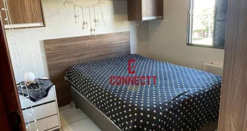 Apartamento com 2 dormitórios, sala, cozinha, banheiro e área de serviço, todo mobiliado à venda por R$ 155.000 - Vila Virgínia - Ribeirão Preto/SP