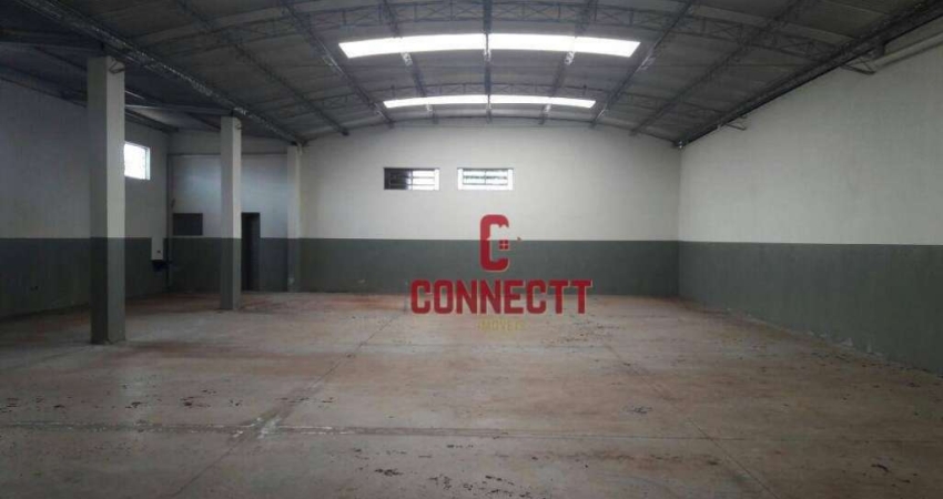 Galpão à venda, 314 m² por R$ 600.000,00 - Parque Industrial Avelino Alves Palma - Ribeirão Preto/SP