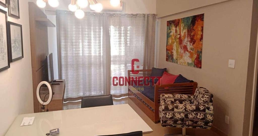 Apartamento com 1 dormitório para alugar, 48 m² por R$ 2.760,00/mês - Centro - Ribeirão Preto/SP
