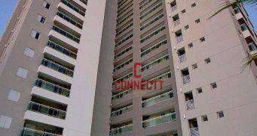Apartamento com 1 dormitório para alugar, 59 m² por R$ 3.105,00/mês - Jardim Botânico - Ribeirão Preto/SP