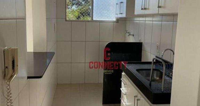 Apartamento com 2 dormitórios para alugar, 45 m² por R$ 1.350,02/mês - Parque dos Lagos - Ribeirão Preto/SP