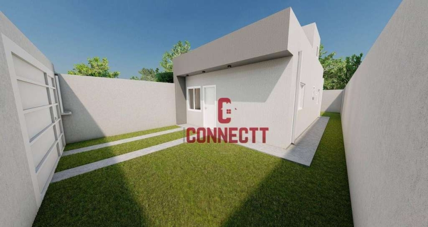 Casa com 2 dormitórios à venda, 60 m² por R$ 300.000,00 - Parque das Gaivotas  - Ribeirão Preto/SP
