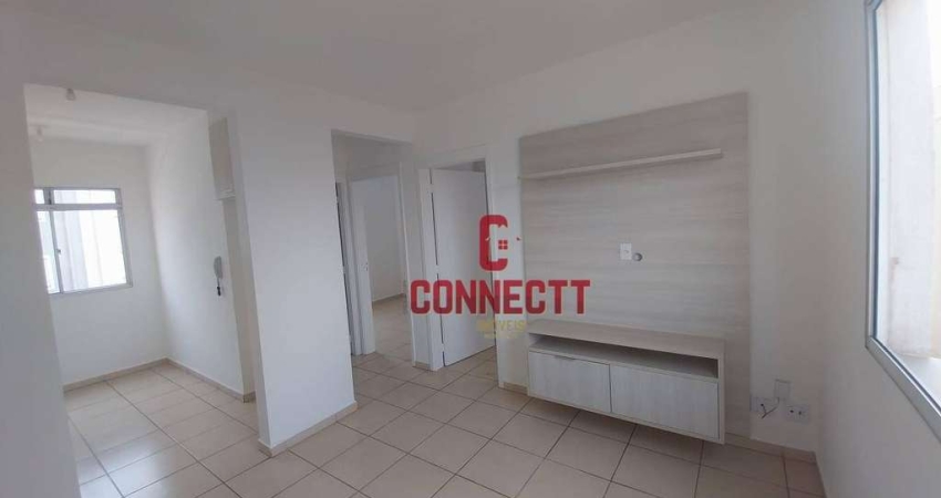 Apartamento com 2 dormitórios à venda, 45 m² por R$ 140.000 - Jardim Heitor Rigon - Ribeirão Preto/SP