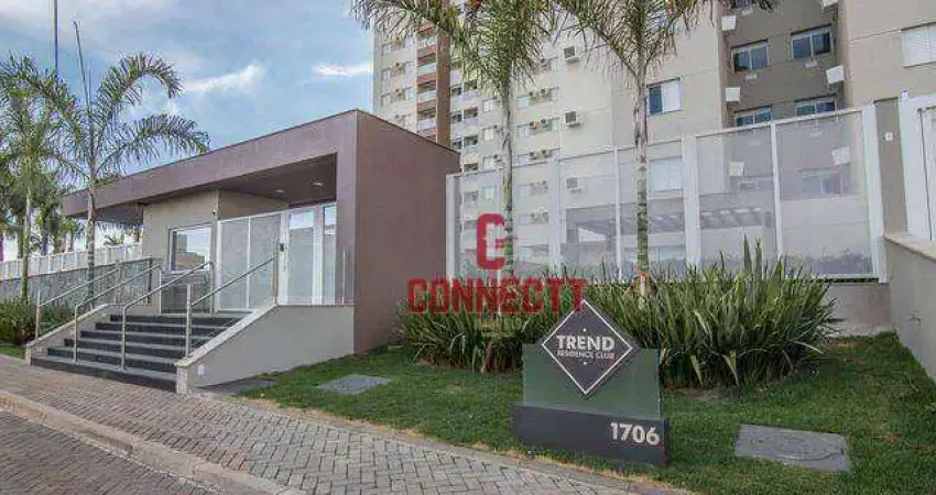 Apartamento para alugar, 72 m² por R$ 3.897,00/mês - Ribeirânia - Ribeirão Preto/SP