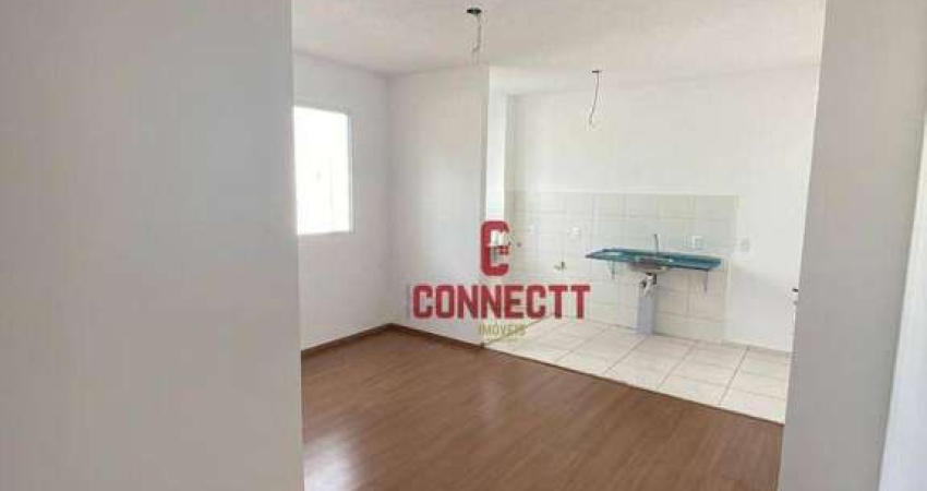 Apartamento com 2 dormitórios à venda, 43 m² por R$ 175.000 - Reserva Macaúba - Ribeirão Preto/SP