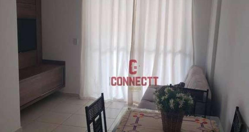 Apartamento com 1 dormitório para alugar, 45 m² por R$ 2.567/mês - Nova Aliança - Ribeirão Preto/SP