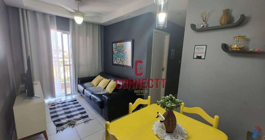 Apartamento com 2 dormitórios à venda, 54 m² por R$ 280.000 - Sumarezinho - Ribeirão Preto/SP