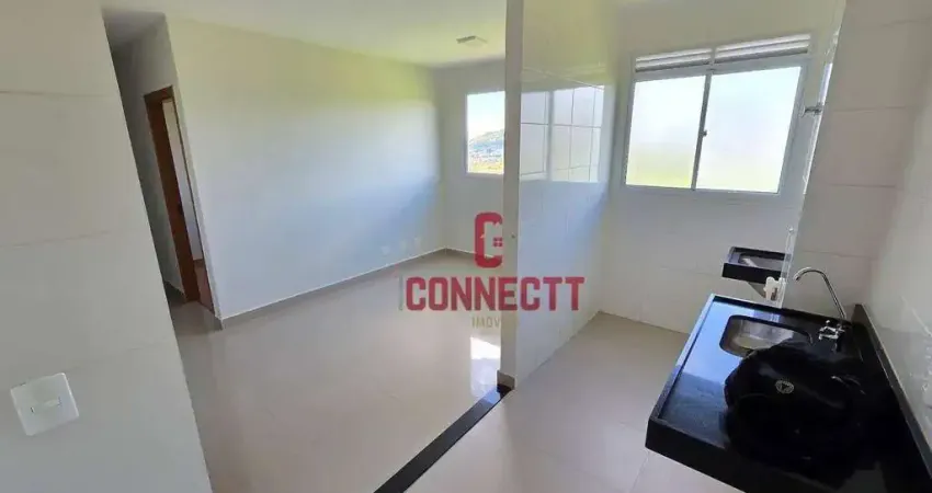 Apartamento com 2 dormitórios à venda, 47 m² por R$ 260.000 - Recreio das Acácias - Ribeirão Preto/SP