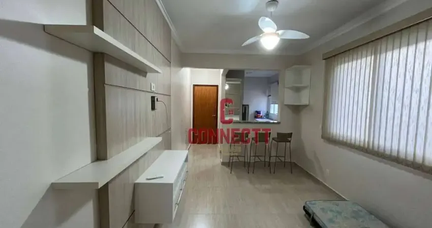 Apartamento com 1 dormitório para alugar, 44 m² por R$ 2.218/mês - Jardim Irajá - Ribeirão Preto/SP
