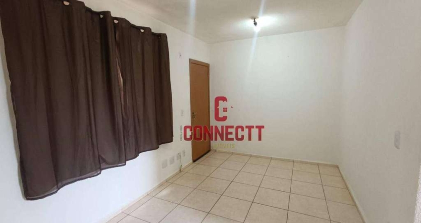 Apartamento com 2 dormitórios à venda, 46 m² por R$ 170.000,00 - Chácaras Hipica - Ribeirão Preto/SP