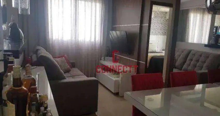 Apartamento com 2 dormitórios à venda, 48 m² por R$ 320.000 - Mirante Sul Resort Condomínio - Ribeirão Preto/SP