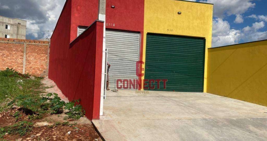 Salão para alugar, 125 m² por R$ 1.712,00/mês - (O-16) - Ribeirão Preto/SP