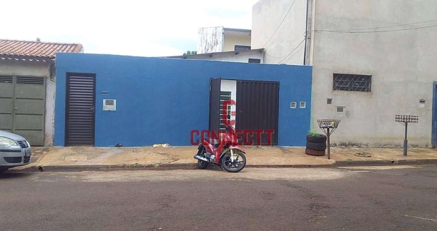 Casa 2 dormitórios e edícula, à venda, 150 m² por R$ 270.000 - Jardim Pedra Branca - Ribeirão Preto/SP
