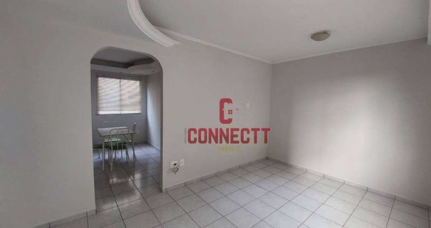 Apartamento com 2 dormitórios para alugar, 61 m² por R$ 1.628/mês - Jardim Palma Travassos - Ribeirão Preto/SP