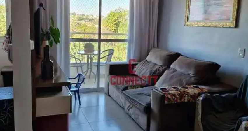 Apartamento com 2 dormitórios para alugar, 54 m² por R$ 2.638/mês - Vila Tibério - Ribeirão Preto/SP