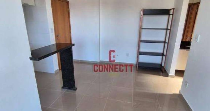 Apartamento com 1 dormitório para alugar, 45 m² por R$ 2.097,00/mês - Nova Aliança - Ribeirão Preto/SP