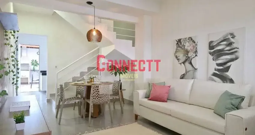 Casa sobrado mobiliada em condominio no bairro planalto verde.