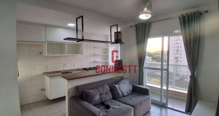 Apartamento com 2 dormitórios para alugar, 57 m² por R$ 3.026,08/mês - Parque Industrial Lagoinha - Ribeirão Preto/SP