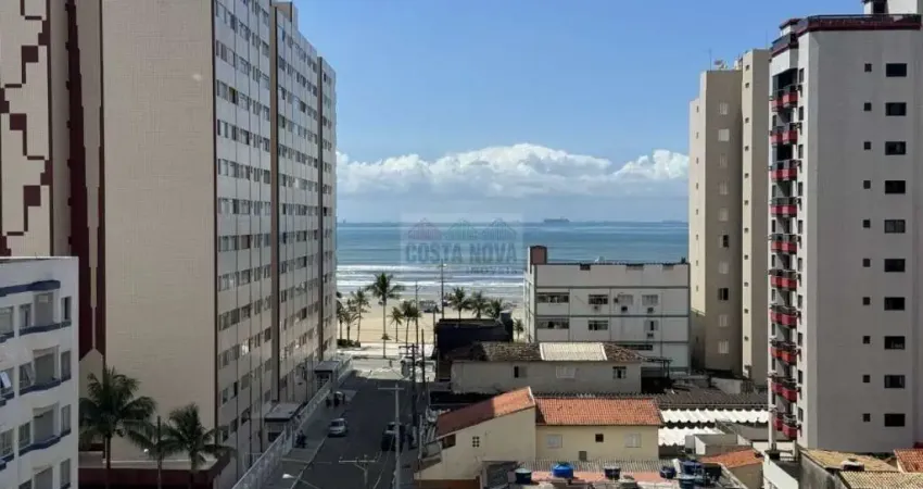 Apartamento de 109 m², 3 suítes, vista mar, 2 vagas, lazer completo, Guilhermina - Praia Grande