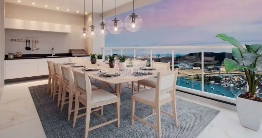 Apartamento de 3 quartos de 227m² , frente mar , 3 suites , 3 vagas , lazer completo em santos