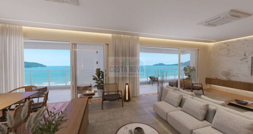 Exclusivo vista mar com 4 suítes no melhor ponto da orla de Santos