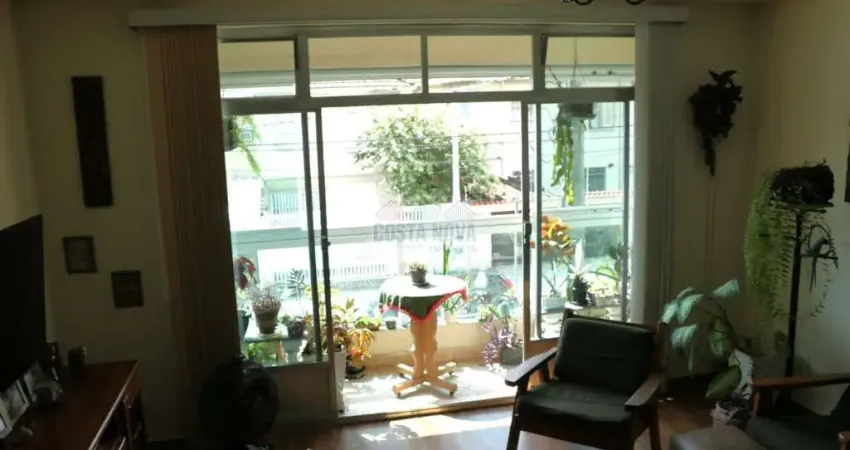 Apartamento com 98 m², 3 dormitórios, 2 banheiros, 1 vaga, bairro Boqueirão em Santos
