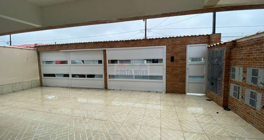 Casa sobrado com 48,56m², são 2 quartos, sala, cozinha, banheiro e garagem