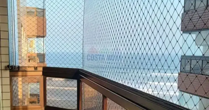Apartamento 2 dormitórios com suíte no Caiçara com vista mar
