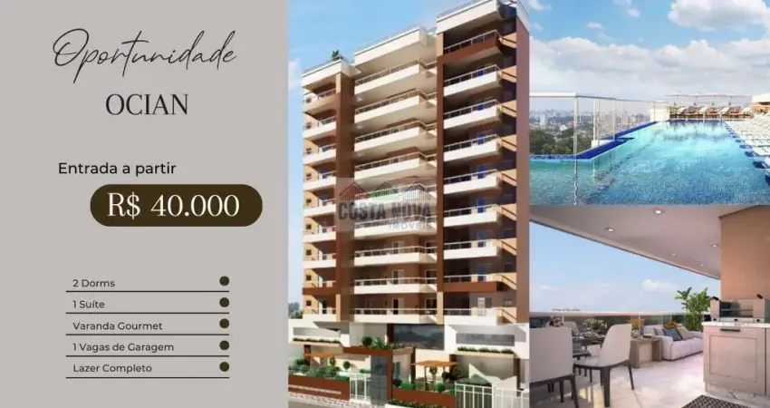 Apartamento com 2 quartos à venda na Rua Líbero Badaró, --, Cidade Ocian, Praia Grande