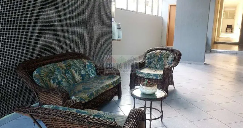 Apartamento de 63 m², frente mar, 1 quarto, 1 vaga , 1 elevador, próximo ao quebra mar em santos