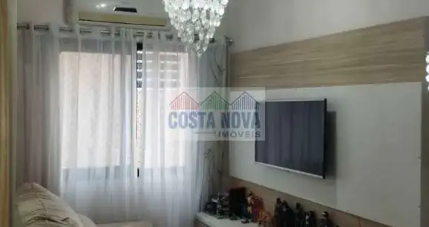 Apartamento à venda de 50m², 1 quarto, 1 sala, 1 banheiro e vaga em São Vicente